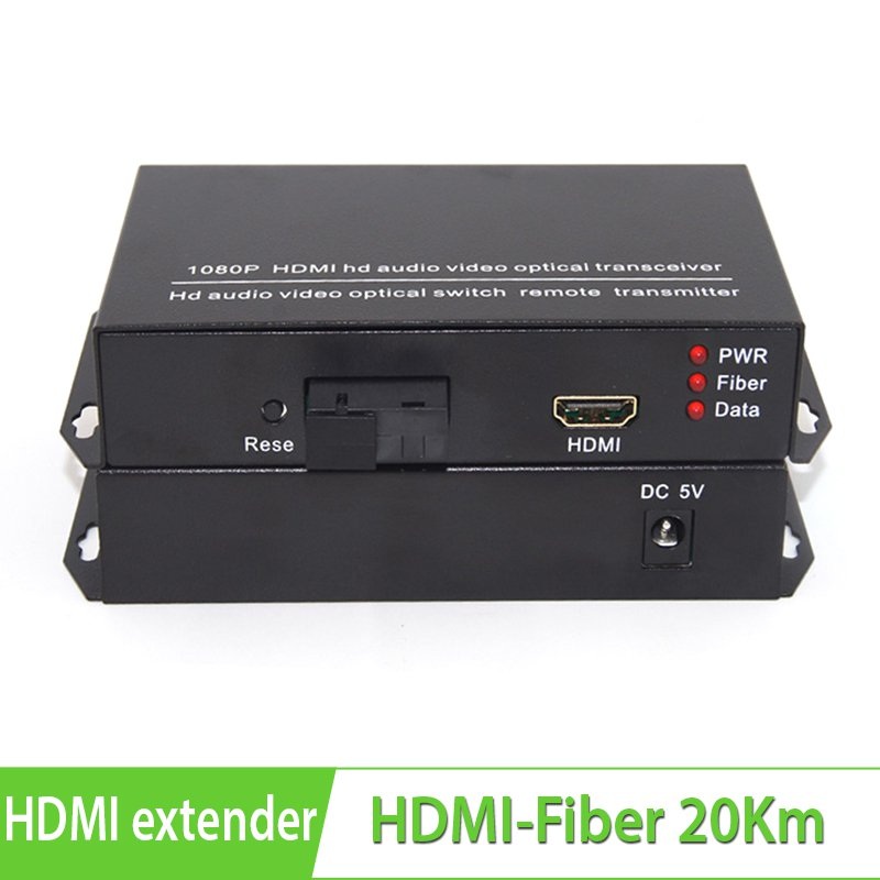 Bộ kéo dài HDMI qua cáp quang, khoảng cách kéo dài 20km