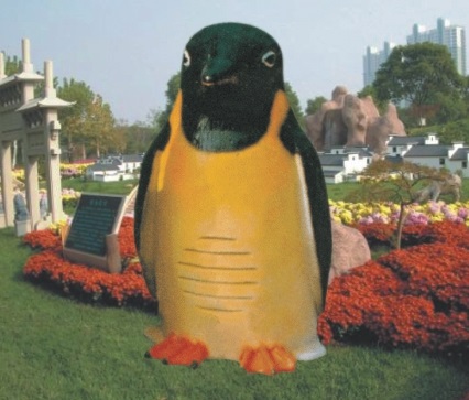 loa sân vườn OBT 1804C (chim cánh cụt)